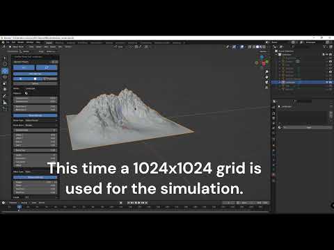【Blender Add-on】Realistic Terrain Released !!!