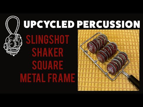Upcycled Percussion - Slingshot Shaker - Topo Chico Bottle Caps image 5