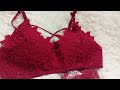Rose Bra Panty Set Available