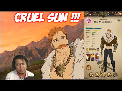 Escanor ku di Bully 😠😠 - Tes PVP Pakai Escanor di Tier Champion - The Seven Deadly Sins Grand Cross