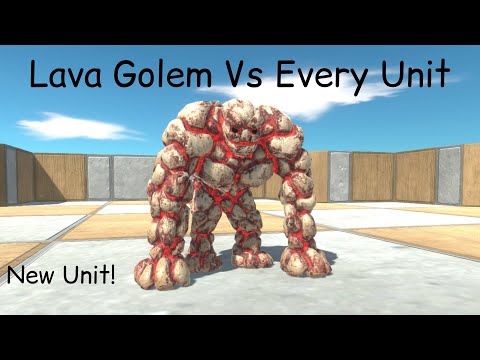 New Update! Lava Golem Vs Every Unit ARBS |Animal Revolt Battle Simulator