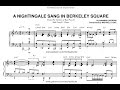 Bud Powell - A Nightingale Sang In Berkeley Square (Solo Piano) - Transcription