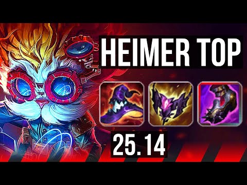 HEIMERDINGER vs KLED (TOP) | 5k comeback | EUW Challenger | 25.14