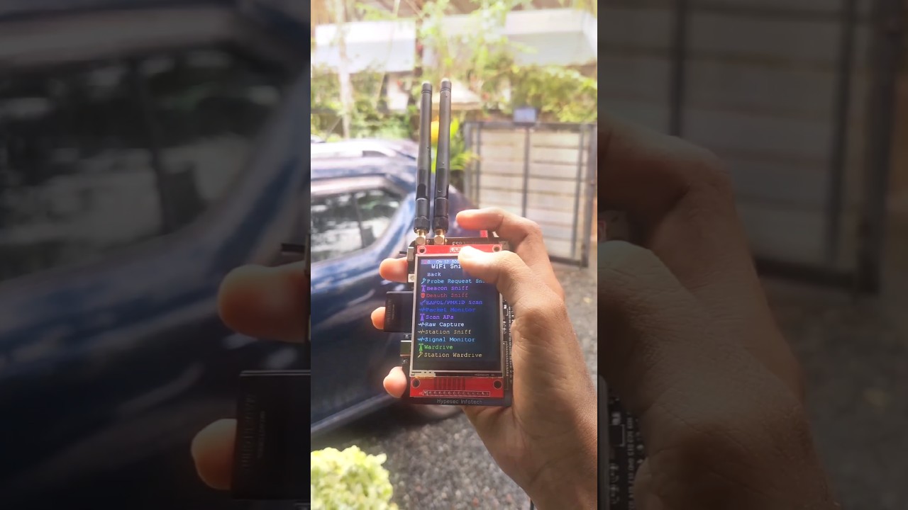 ESP32 Marauder Demo — Wireless Recon Tool