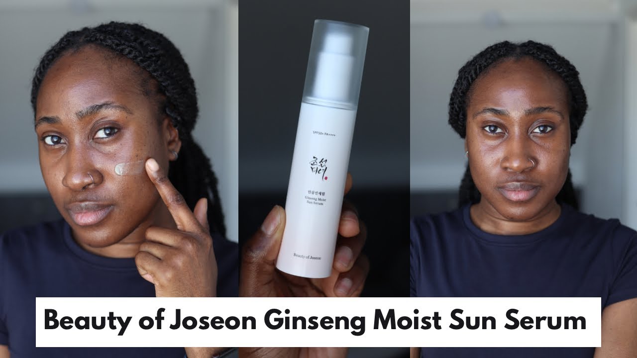 Miniatura da avaliação em vídeo de Sérum Protetor Facial Ginseng Moist Sun Serum Beauty of Joseon FPS50+ PA++++ 50ml