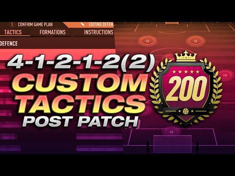 ** POST PATCH** BEST PRO 41212 NARROW CUSTOM TACTICS (Tiki Taka Style) - FIFA 21 ULTIMATE TEAM