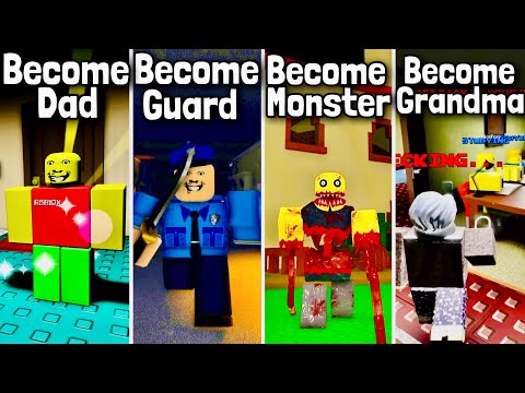 Roblox Weird Strict Dad Become Dad VS Strict Hotel Guard Become Guard VS Residence Massacre Monster
