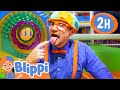 Blippi Learns The 5 Senses 2 HOURS OF BLIPPI Educational Videos For Kids Blippi Toys