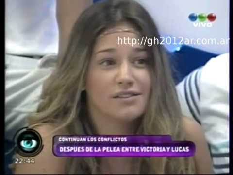 Victoria y Lucas discutieron en vivo | GH2012