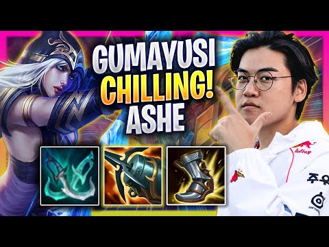 GUMAYUSI CHILLING WITH ASHE! - T1 Gumayusi Plays Ashe ADC vs Jhin! | Season 2024