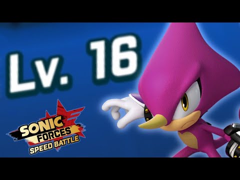 MAX LEVEL 16 ESPIO GAMEPLAY - Sonic Forces Speed Battle