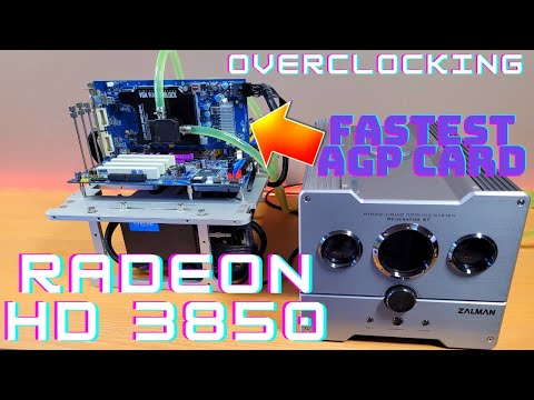 The fastest AGP card just got faster !!! HD 3850 overclocking 🔥