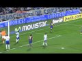 Real Zaragoza vs FC Barcelona 2-4 Messi 1st half goal (21/03/10) HQ