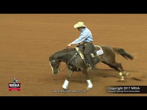 Sweet La Cruze ridden by Ben S Baldus  - 2017 NRHA Futurity (Open Futurity Semis, Sec. 2)