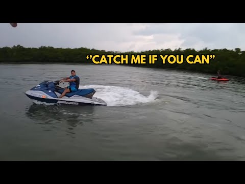 Teenager on a jet ski mocked FWC officers and fled.