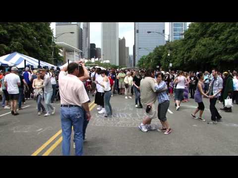 Dancing in the Street at the Chicago Blues Festival 2013