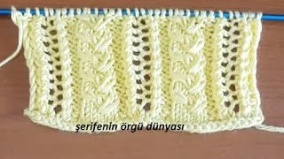 ÖRGÜ BURGULU TOMURCUKLAR YELEK ÖRNEĞİ ÖRGÜ BURGULU TOMURCUKLAR YELEK ÖRNEĞİ