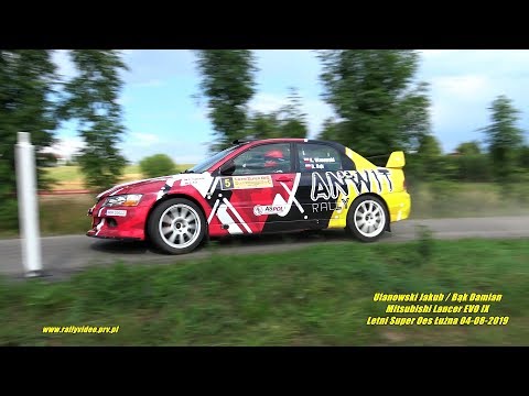 Ulanowski Jakub / Bąk Damian - Mitsubishi Lancer EVO IX - Letni Super Oes Łużna 04-08-2019