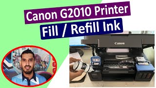 Canon pixma G2010 Printer Ink Refill  ll How To Fill Ink In Canon G2010 Printer Full Video II മലയാളം