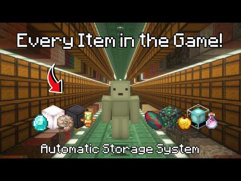 I Sorted EVERY Item in Minecraft Survival (It Took Weeks)