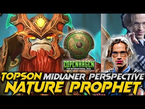 TE. Topson Nature Prophet The Midlane - The International 2024 : Tundra Esports VS Talon Dota 2