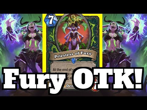 Priestess of Fury OTK! Stronger Than Ragnaros?! | Hearthstone