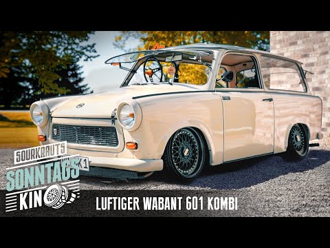 Trabant wird zum krassen Wabant 601 Kombi mit Safari Fenstern und Custom Rädern