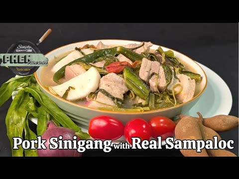 How to make Sinigang na Baboy recipe with Real Sampaloc | Pork Sinigang panlasang Pinoy