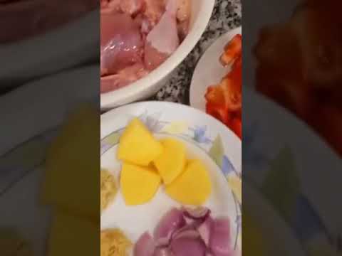 How to make a delicious coconut chicken dish👌😘