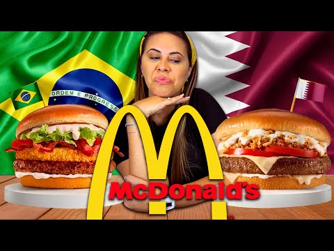 McQATAR and McBRASIL McDonald's 2022 World Cup Sandwiches