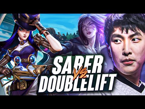 SABER CAITLYN VS DOUBLELIFT KAISA (FULL GAME)