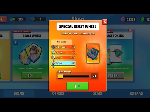 NEW FREE SPECIAL BEAST WHEEL! Stumble Guys x MR Beast
