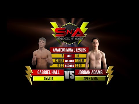 Shock N Awe 34 - Jordan Adams vs Gabriel Hall Amateur Flyweight MMA