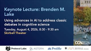 CCN 2026 | Keynote: Brenden M. Lake