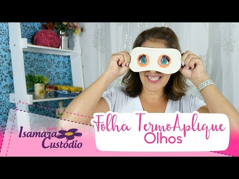 Folha TermoAplique Olhos - Isamara Custódio