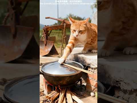 貪吃鼠鼠得洗個熱水澡了~#cat #mouse 🐱🐹🐱🐹 #catlife #mousemurah