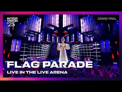 The Flag Parade of Intervision '25 in Moscow | Intervision '25