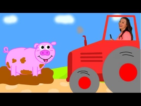 ファームアニマルサウンドソング - 私のトラクターを運転する (Farm Animal Sounds Song - Driving My Tractor)