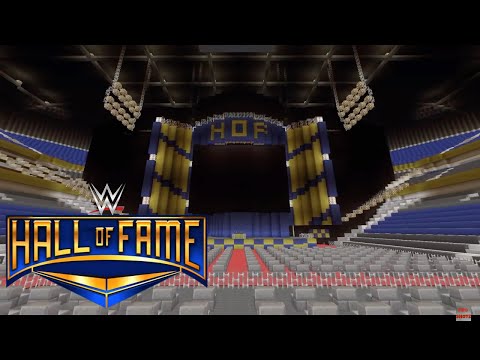 Minecraft WWE Hall OF Fame 2016 arena