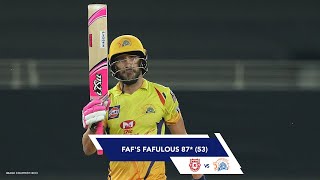Faf's Fafulous - 87* (53) Against Kings XI Punjab