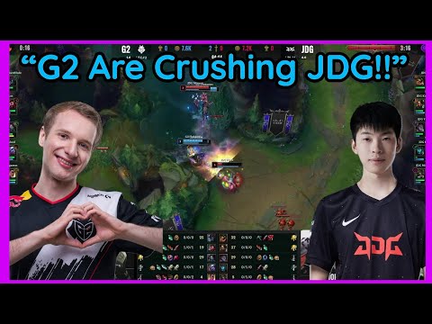 G2 Jankos Ganks JDG Bot Lane To Get Flakked The Early Double Kill!!
