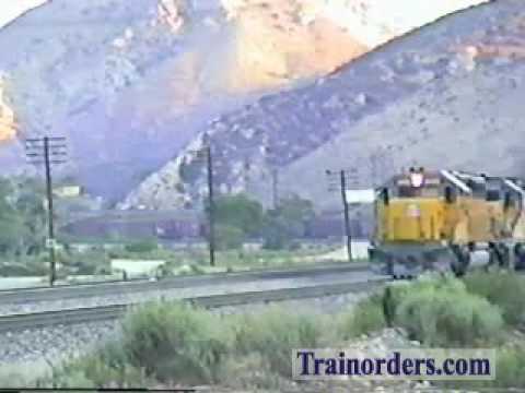 Classic Railroad Series 416 - UP 3665 West at Cajon July 5, 1989