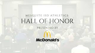 2021 Mesquite ISD Hall of Honor Induction Ceremony video