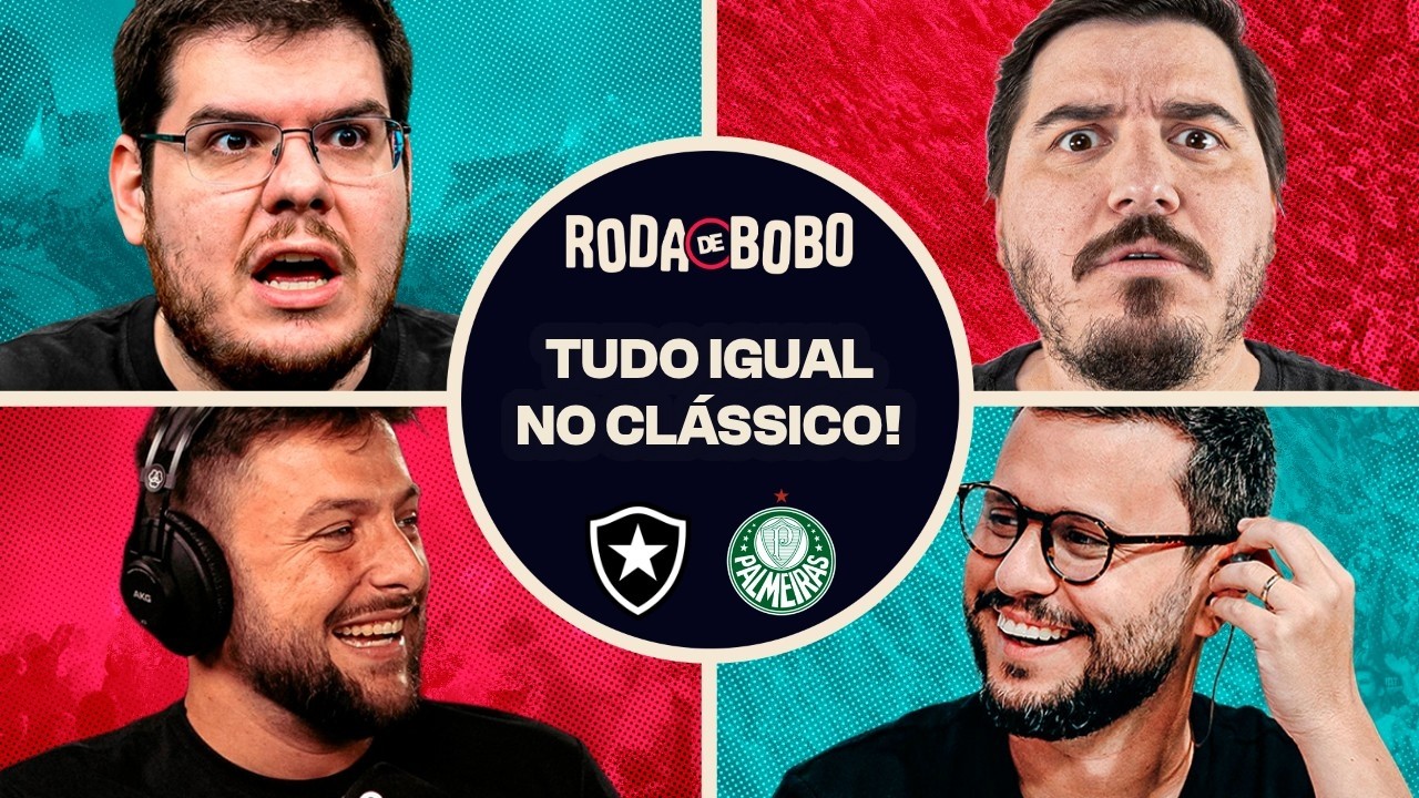 BOTAFOGO X PALMEIRAS! EMPATE E REENCONTROS QUE DERAM O QUE FALAR! | RODA DE BOBO