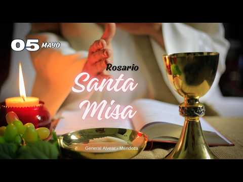 Rosario y Misa  5  de MAYO  -  Pquia. Sagrado Corazón de Jesús - Gral. Alvear, Mendoza