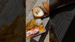 サンフランシスコ空港近くの人気店🇺🇸✨ロブスターロール🦞はやや割高だけど、雰囲気◎＆他メニューも充実で立ち寄る価値あり🍳