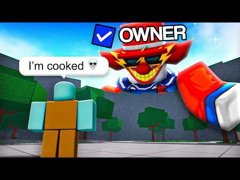 The OWNER Joined My Server and did ADMIN ABUSE... (The Strongest Battlegrounds)