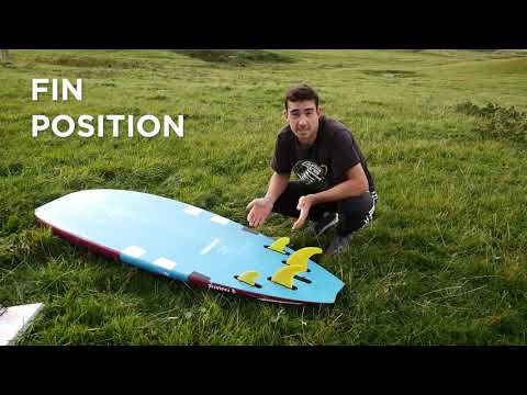 Windsurf wave board set up with Lucas Meldrum