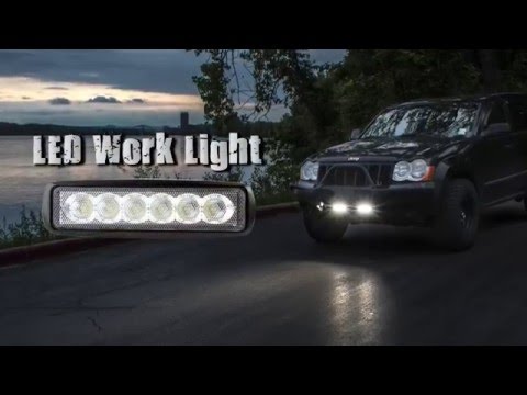 LED work light 6 inch rectangle