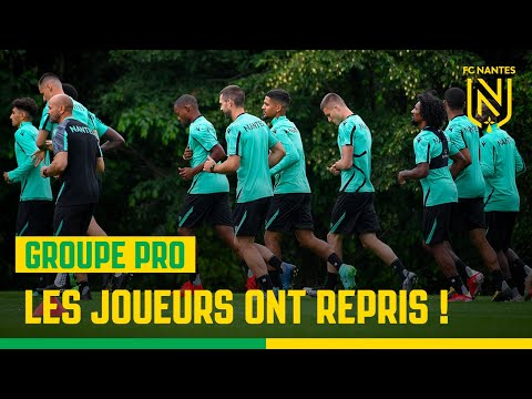 Groupe pro : les joueurs ont repris l'entraînement !